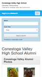 Mobile Screenshot of conestogavalleyhighschool.org