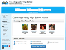 Tablet Screenshot of conestogavalleyhighschool.org